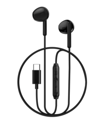 Наушники Wiwu Earbuds Type-C (EB314) черные