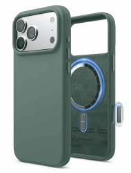 Чехол Elago c MagSafe силиконовый для iPhone 17 Pro Max зеленый