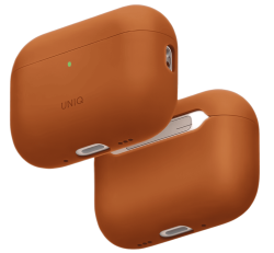 Чехол Uniq Lino для Apple AirPods Pro 3 оранжевый