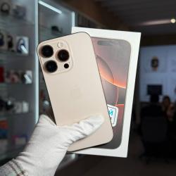 Смартфон Apple iPhone 16 Pro 256Гб "песчаный титан" (Dual Sim) б/у