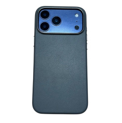 Чехол кожанный HDD Dividing для iPhone 17 Pro Max темно-серый