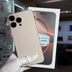 Смартфон Apple iPhone 16 Pro Max 256 Гб "песчаный титан" б/у