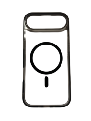 Чехол силиконовый Wiwu iShield Pro для iPhone Air прозрачный с черным