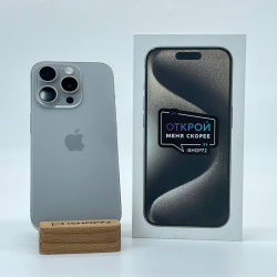 Смартфон Apple iPhone 15 Pro 128Гб &quot;натуральный титан&quot; б/у
