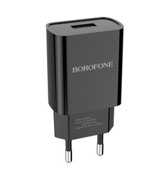 СЗУ Borofone BA20A  Sharp single без кабеля черное