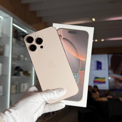 Смартфон Apple iPhone 16 Pro Max 256Гб "песчаный титан" б/у