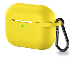 Чехол силиконовый для Apple AirPods Pro 3 желтый