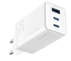 СЗУ Vyvylabs Swiftshine GaN 65W Type-C с кабелем белое