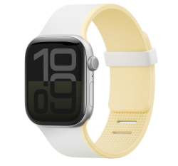 Ремешок Uniq Revix IV для Apple Watch 38/40/41/42 мм бело-желтый