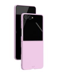 Чехол пластиковый VLP Flex c MagSafe на Samsung Galaxy Z Flip 8 розовый