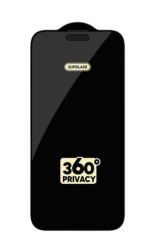 Защитное стекло SupGlass для iPhone Air 3D антишпион 360&deg;