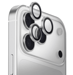 Защитное стекло камеры Uniq Optix Aluguard для iPhone 17 Pro/17 Pro Max серебристое