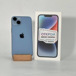 Смартфон Apple iPhone 14 128Гб голубой б/у
