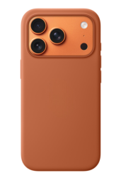 Чехол силиконовый Silicone Case MagSafe для iPhone 17 Pro Max коричневый