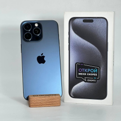 Смартфон Apple iPhone 15 Pro Max 256Гб &quot;синий титан&quot; б/у