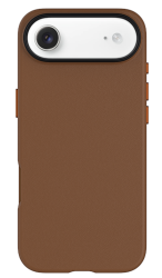 Чехол кожаный Kzdoo MagSafe для iPhone Air коричневый