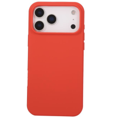 Чехол силиконовый Silicone Case для iPhone 17 Pro красный