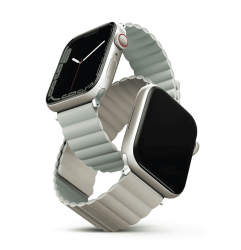 Ремешок Uniq Revix для Apple Watch 42/44/45/49 мм мятно-бежевый