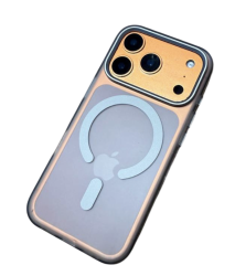 Чехол силиконовый Keephone Mococo с MagSafe для iPhone 17 Pro серый