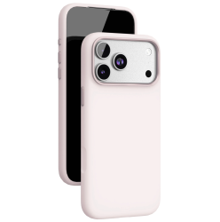 Чехол силиконовый VLP Aster Pro c MagSafe для iPhone 17 Pro розовый