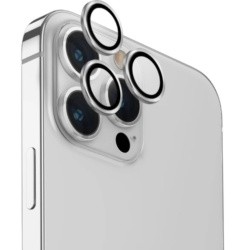 Защитное стекло камеры Глазурь для iPhone 16 Pro/16 Pro Max 3D белое