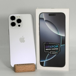 Смартфон Apple iPhone 16 Pro Max 256Гб "белый титан" б/у