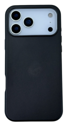 Чехол кожаный LeatherCase MagSafe для iPhone 17 Pro Max черный