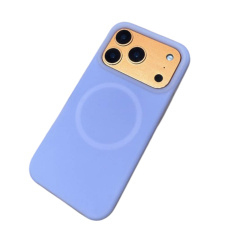 Чехол силиконовый Case с MagSafe для iPhone 17 Pro Max фиолетовый