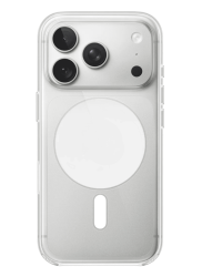 Чехол пластиковый ClearCase с кругом MagSafe для iPhone 17 Pro Max/18 Pro Max прозрачный