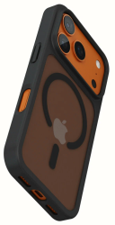 Чехол силиконовый Onzo c MagSafe для iPhone 17 Pro Max черный