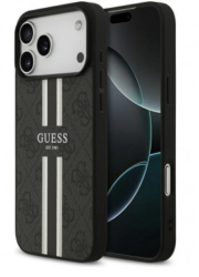 Чехол Guess MagSafe для iPhone 17 Pro с плоской черный