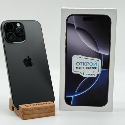 Смартфон Apple iPhone 16 Pro Max 1Tб &quot;черный титан&quot; б/у