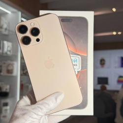 Смартфон Apple iPhone 16 Pro Max 256 Гб "песчаный титан" б/у