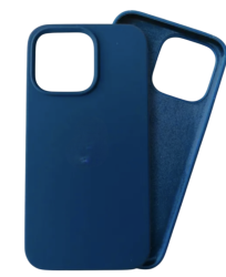 Чехол силиконовый Silicone Case 360 для iPhone 15 темно-синий