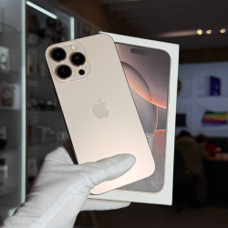 Смартфон Apple iPhone 16 Pro Max 256 Гб "песчаный титан" б/у