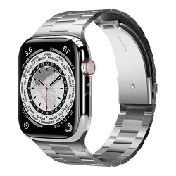 Ремешок Elago для Apple Watch 42/44/45/49 мм металлический серебристый