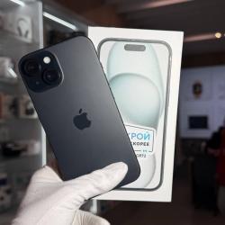 Смартфон Apple iPhone 15 256Гб черный (Dual Sim) б/у