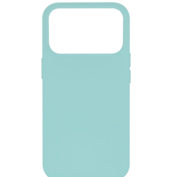 Чехол силиконовый Silicone Case для iPhone 17 Pro Max бирюзовый