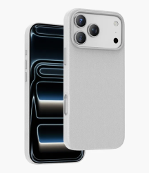 Чехол кожанный Keephone Peekaboo с MagSafe для iPhone 17 Pro Max белый