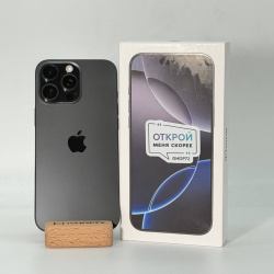 Смартфон Apple iPhone 16 Pro Max 256Гб "черный титан" б/у