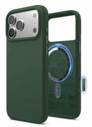 Чехол Elago c MagSafe силиконовый для iPhone 17 Pro Max темно-зеленый