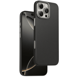 Чехол пластиковый Keephone Kevilar Norra MagSafe для iPhone 16 Pro черный
