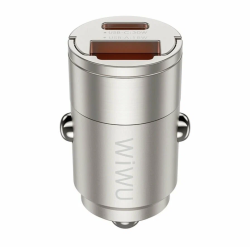 АЗУ Wiwu Nano USB to Type-C 30W натуральный титан