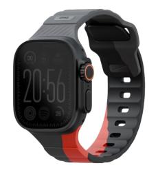 Ремешок Uniq Stride для Apple Watch 42/44/45/49 мм черный с красным
