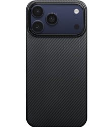 Чехол Pitaka Ultra Slim Case для iPhone 17 Pro Max серо черный