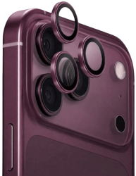 Защитное стекло камеры Uniq Optix Prime Sapphire для iPhone 18 Pro/18 Pro Max бордовое