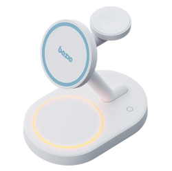 Док-станция Bazic Station 2 15W 3 в 1 белая