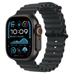 Apple Watch Ultra 2 (2024) GPS + Cellular, 49 мм, корпус из черного титана, ремешок Ocean черного цвета