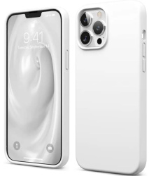 Чехол силиконовый Silicone Case 360 для iPhone 14 Pro Max белый