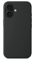 Чехол силиконовый Silicone Case MagSafe для iPhone 16 черный